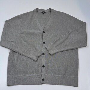 UNIQLO men's grey cardigan XL